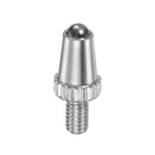 Contact Point for Dial Indicator Linear Gauge, 2.5mm Diameter Carbide Ball Tip M2.5 Thread 8mm Length