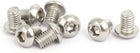 M6x8mm 316 Stainless Steel Pan Head Hex Socket Cap Screws 8pcs