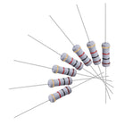 100Pcs 1K Ohm Resistor, 1W 5% Tolerance Metal Oxide Film Resistors, Axial Lead, Flame Proof for DIY Electronic Projects and Experiments