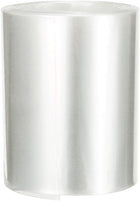 Battery Wrap PVC Heat Shrink Tubing 65mm Flat Width for AA Power Supplies 2 Meters Clear