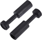 Push to Connect Fittings, Cap Style Pneumatic Blanking Plugs, Fit for 8mm Inner Dia. Air Hose Tube Pipe, Plastic, Black, Pack of 20