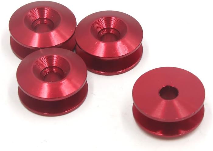 Uniwersalny Czerwony Szybkozłączny Zderzak Bagażnik Fender Klapka Fastener Kit
