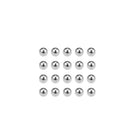 Precision Balls 3/16" Solid Chrome Steel G10 for Ball Bearing Keychain Wheel 50pcs