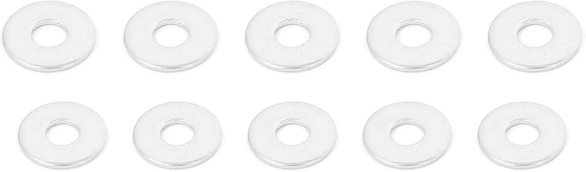 304 Stainless Steel M6 M8 Plain Flat Washers Spacer Silver Tone for Bolt Screws,300in 1 Set