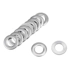 300 Pcs 5.5mm x 10mm x 0.8mm 304 Stainless Steel Flat Washer for Screw Bolt
