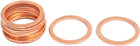 10pcs 22mmx27mmx1.5mm Copper Flat Ring Sealing Crush Washer Gasket