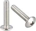 Machine Screws, M5x25mm Phillips Screw, 304 Stainless Steel, Fasteners Bolts 10Pcs
