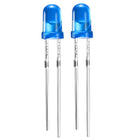 40pcs 3mm Blue LED Diode Lights Colored Lens Diffused Round DC2.8-3.2V 20mA Lighting Bulb Lamps Electronics Components Light Emitting Diodes
