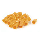 20 x Soft PVC V-22 Crimp Terminal Insulated Sleeves, 25 mm, Orange