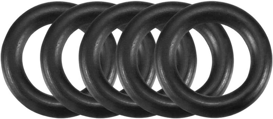 Nitrile Rubber O-Rings 10mm OD 6mm ID 2mm Width, Metric Nitrile Rubber Sealing Gasket, Pack of 30