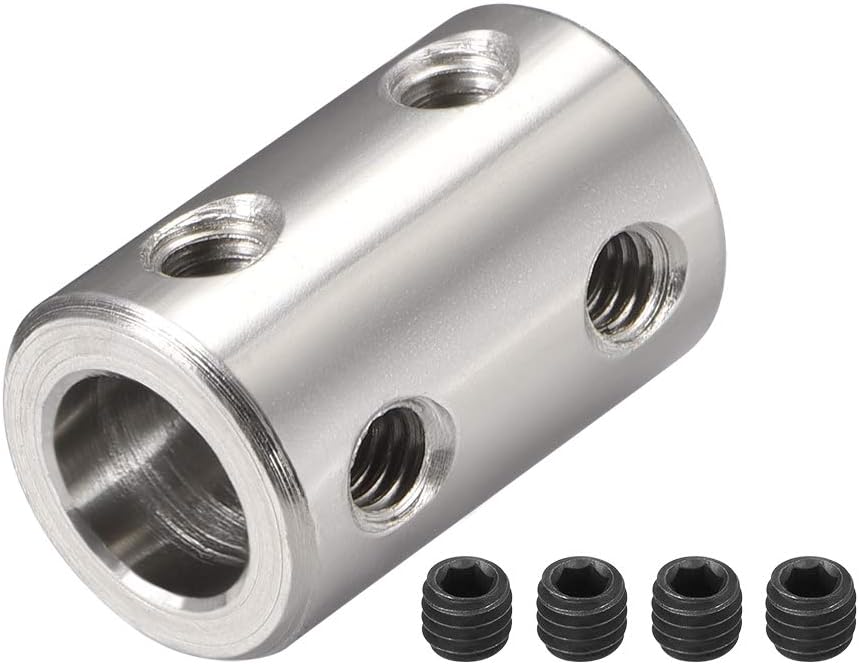 8mm to 8mm Bore Rigid Coupling Set Screw L22XD14 45# steel,Shaft Coupler Connector for 3D Printers, Motor Accessories