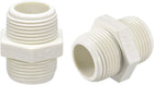 PVC Pipe Fitting Hex G3/4 X G3/4 Male Thread Adapter Connector 20pcs