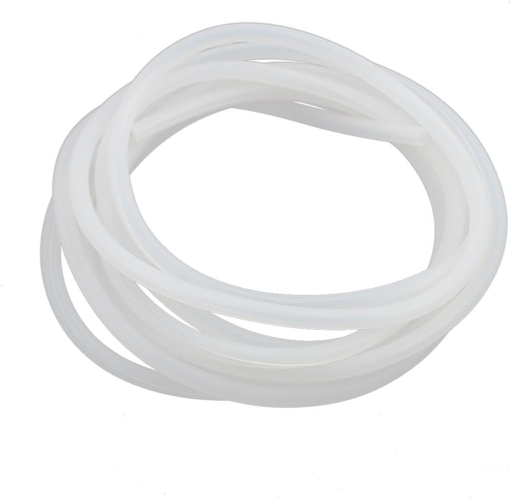 2mm x 4mm High Temperature Resistant Flexible Silicone Tube Hose Pipe 2M Length