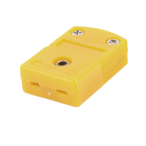 K Type Orange Plastic Shell Female RTD Circuits Thermocouple Plug