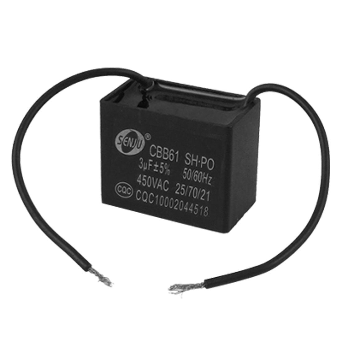 a11091300ux0087 450V 3uF Polypropylene Film Motor Run Capacitor Gvsns