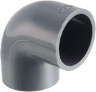 PVC Pipe Fitting 25mm Slip Socket 90 Degree Elbow Coupling Connector Gray 2Pcs