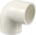 PVC Pipe Fitting 25mm Slip Socket 90 Degree Elbow Coupling Connector White 10Pcs