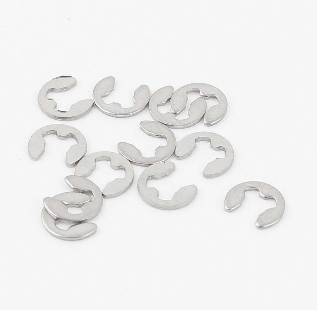 Fastener External Retaining Snap Ring E-Clip Circlip 3mm 10pcs