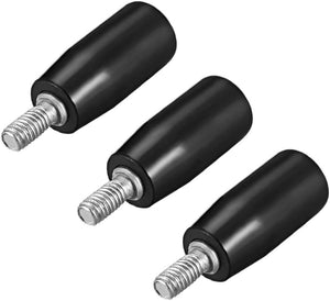 3 Pcs Revolving Handwheel Machine Handle M6 Male Threaded Stem for Milling Machine