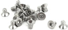 M2x3mm 304 Stainless Steel Flat Head Torx Drive Type Screw Silver Tone 20pcs