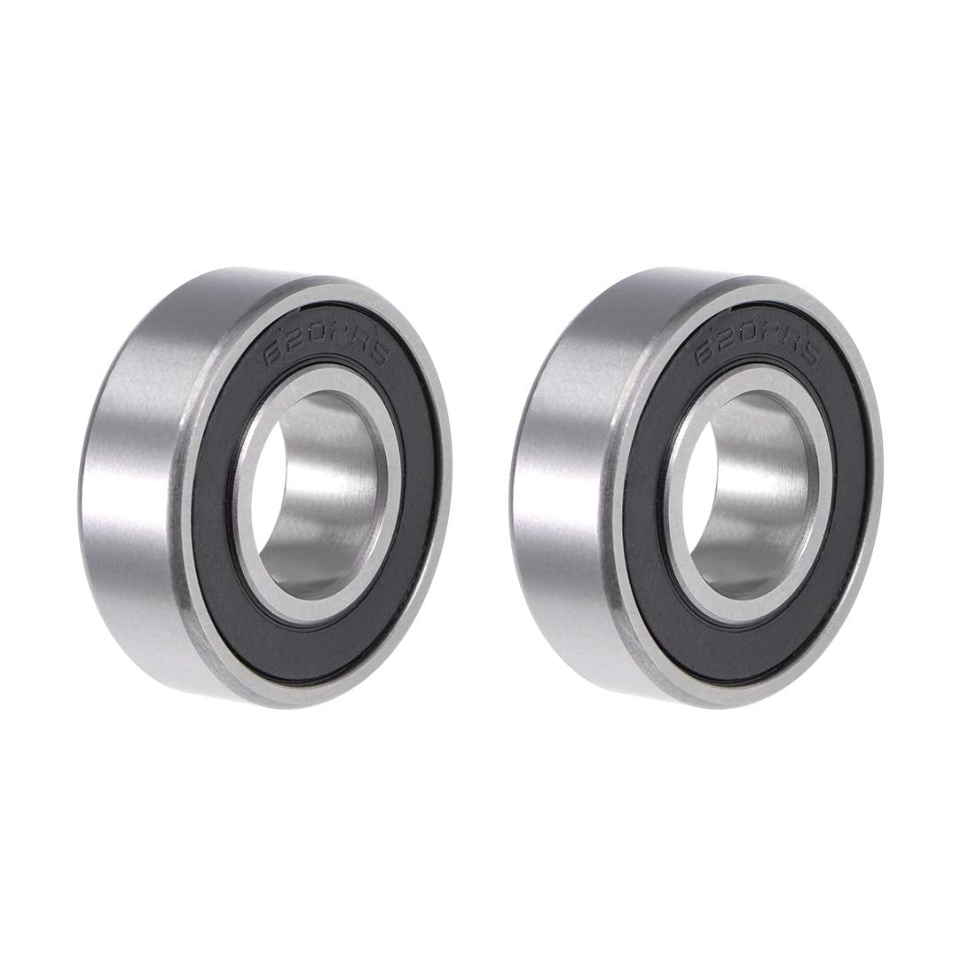6202-2RS Deep Groove Ball Bearing 15x35x11mm Double Sealed ABEC-3 Bearings 2-Pack