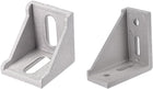 Inside Corner Bracket Gusset, 10pcs 1.57"x1.57" and 6pcs 3.15"x3.15" for 4040 Series Aluminum Extrusion Profile with Slot 8mm (Silver)