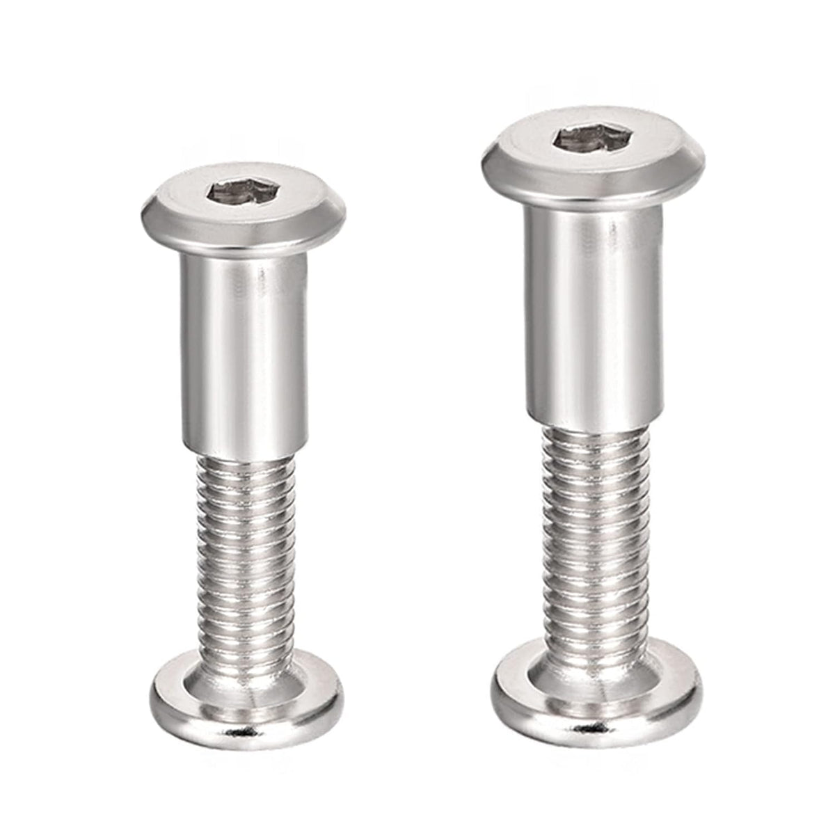Screw Post, Male M6x20mm and M6x45mm Silver Tone Binding Bolts Carbon Steel Total 20 Sets