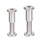 Screw Post, Male M6x20mm and M6x45mm Silver Tone Binding Bolts Carbon Steel Total 20 Sets