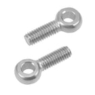 M6 x 20mm Machinery Shoulder Swing Lifting Eye Bolt 304 Stainless Steel Metric Thread 10pcs