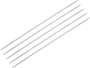 5Pcs Knitting Needle 1.75mm Diameter 5.9 Inches Length Stainless Steel Double Pointed Sweater Stitching Needles for Handmade Projects DIY Knitting