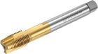 Spiral Point Plug Threading Tap M16 x 1.5 Thread, Ground Threads H2 3 Flutes, High Speed Steel HSS 6542, Titanium Coated, Metric Screw Taps Tapping Bit for Thread Repair