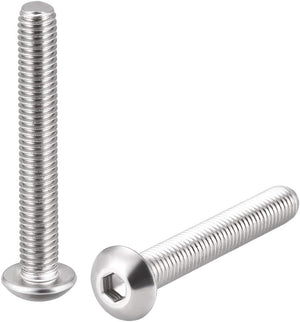 M5x35mm Machine Screws Hex Socket Round Head Screw 304 Stainless Steel Fasteners Bolts 10pcs