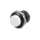 5Pcs,16mm White Momentary Push Button Switch Round Raised Button R13-507 SPST 1 NO