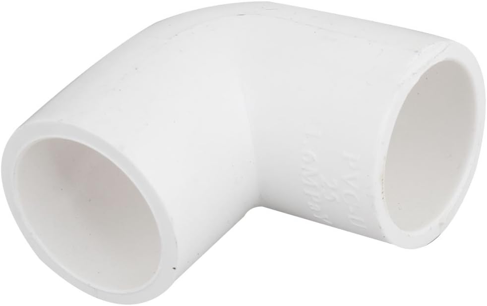 25mm to 25mm Slip Inner Dia Right Angle Elbow Fitting Connector