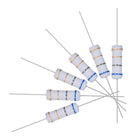 30Pcs 6.8 Ohm Resistor, 2W 5% Tolerance Metal Oxide Film Resistors, Axial Lead, Flame Proof for DIY Electronic Projects and Experiments