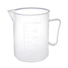 Measuring Cup 250ml PP Plastic Graduated Beaker Transparent with Handle for Lab Kitchen liquids
