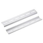 3pcs Aluminum DIN Rails, 8 Inches Long, 35mm Wide, 7.5mm High, C45 Terminal Blocks Contactor Din Rails Terminal Blocks