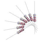 100Pcs 2.2K Ohm Resistor, 1W 5% Tolerance Metal Oxide Film Resistors, Axial Lead, Flame Proof for DIY Electronic Projects and Experiments