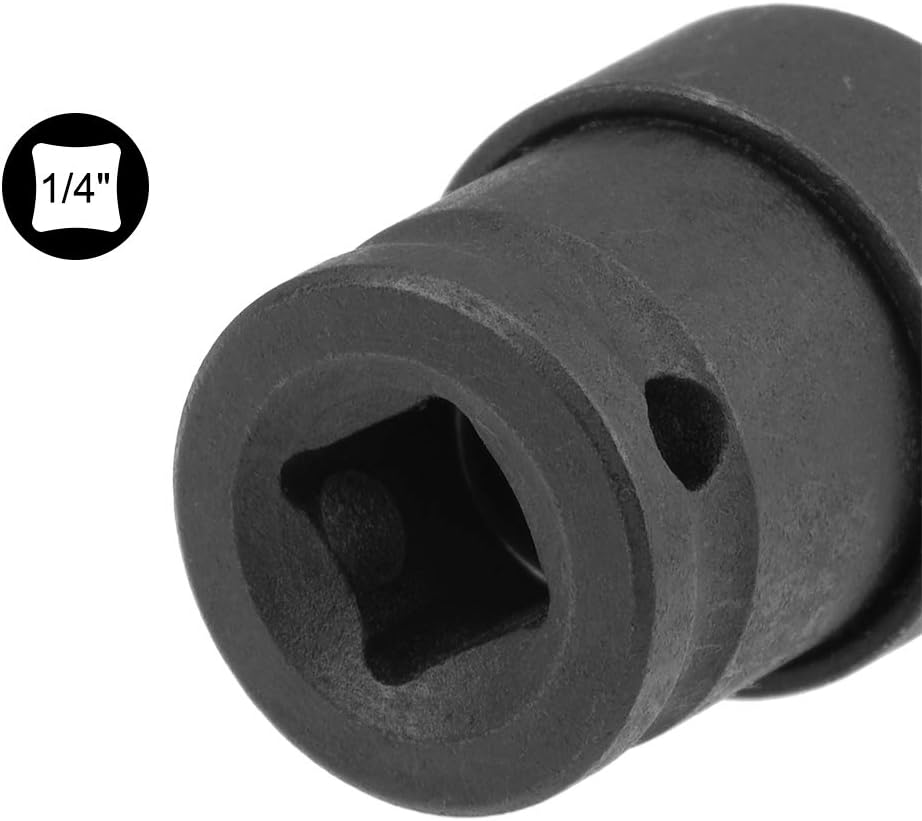 Visserie universelle à impact pour joint universel de 1/4 pouce, Cr-V