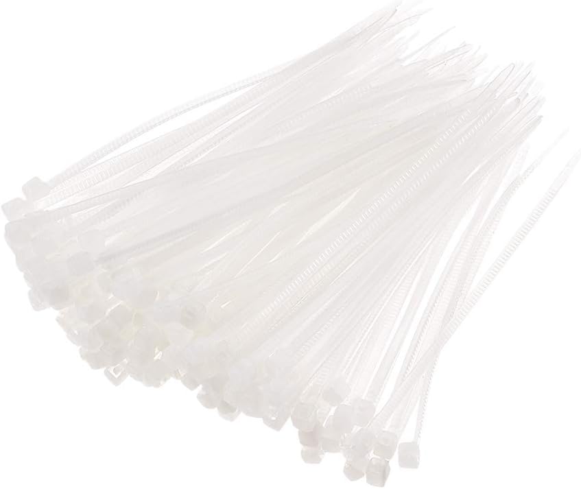 Cable Zip Ties 80mmx1.8mm, Zelfsluitende Nylon Tie Wraps, Wit, 700 stuks