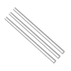 Acrylic Hexagon Rod,Clear,12mmx12mmx250mm Clear,Solid Plastic PMMA Bar Stick 3Pcs