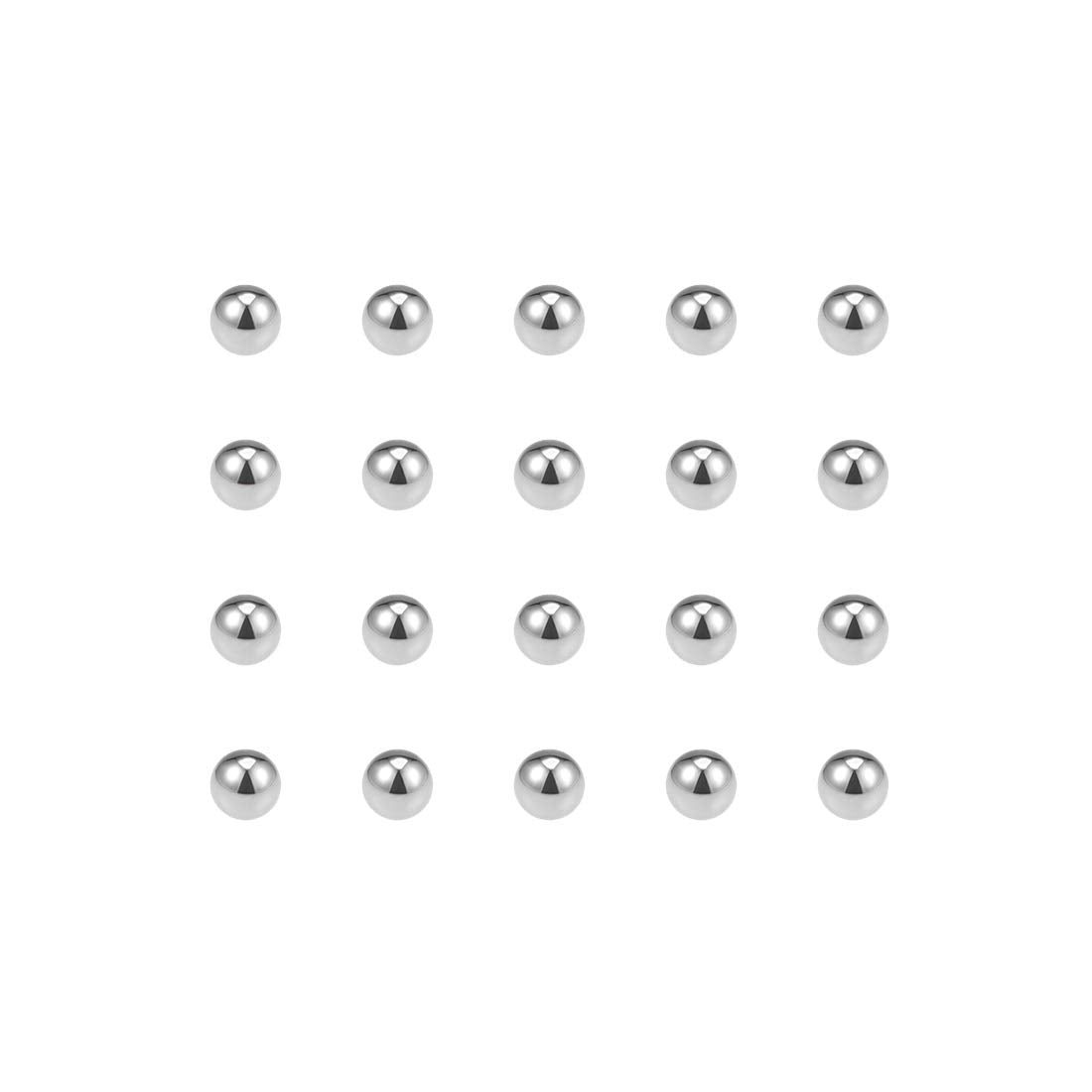 Precision Balls 5.5mm Solid Chrome Steel G10 for Ball Bearing Keychain Wheel 200pcs