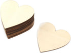 LinkMejor 20 Pcs Wooden Love Heart Wedding Table Scatter Decoration Crafts 100mm x 100mm