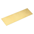 Brass Sheet, 12" x 4" Metal Sheets 0.03" Thickness H62 Brass Plates for DIY Crafts, Electrical, Repairs, Industry