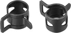 Steel Band Clamp 7mm Inner Dia Fit 7.5-8.2mm OD Hose Spring Band Type Action Fuel Line Silicone Tube Clip Clamp Black 10Pcs