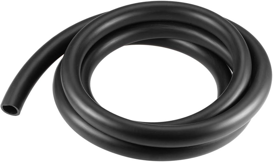 Lubricating Oil Hose, 19mm(3/4") ID x 25mm(63/64") OD 8.2Ft/2.5M Rubber Water Hose Pipe Tubing Black