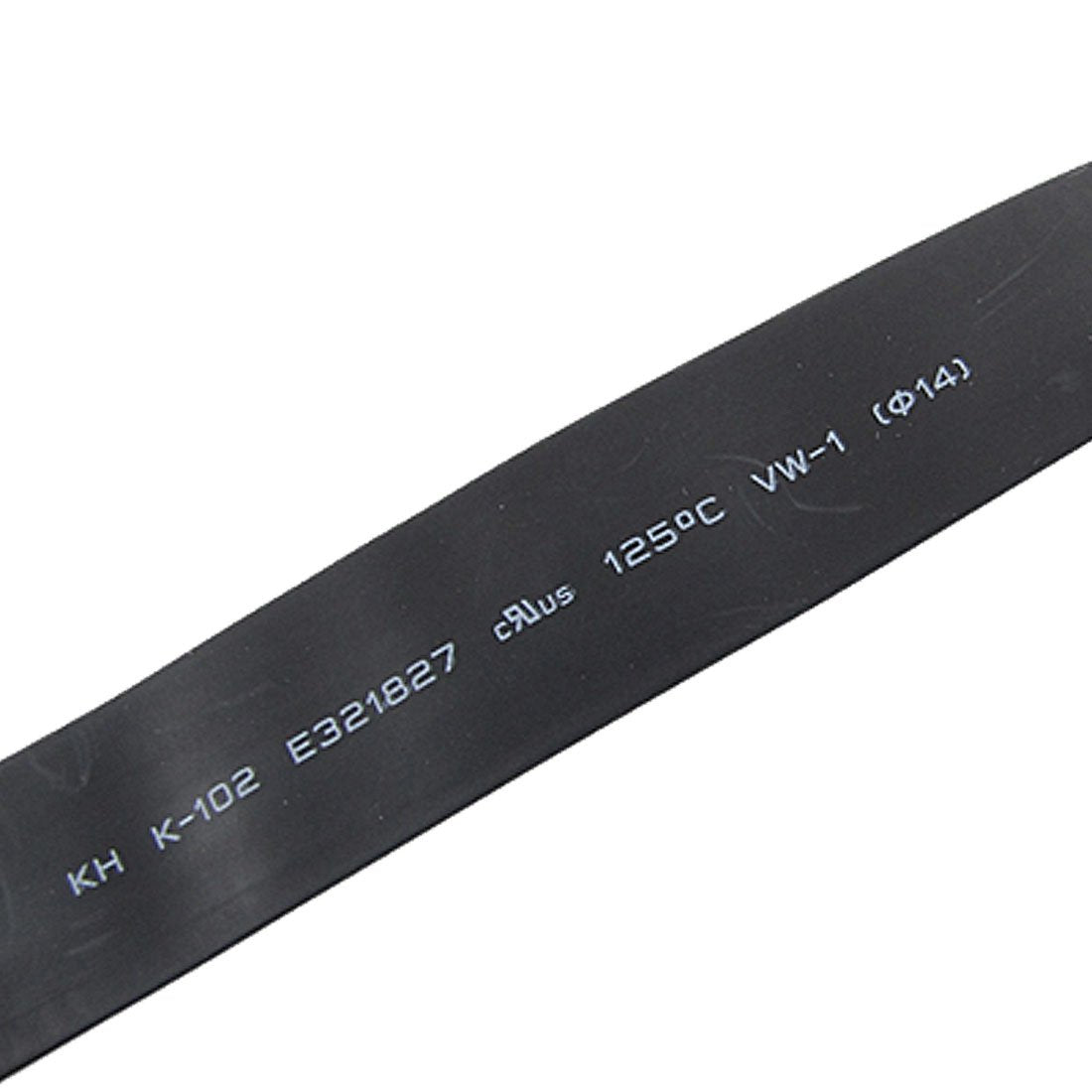 Black 14mm Heat Shrinkable Tube Shrinking Tubing Sleeve 6M