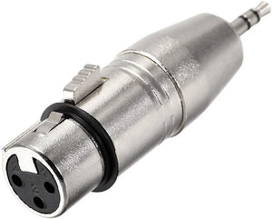 XLR Female to 1/8 inches Male TRS Adapter,Gender Changer - XLR-F to 3.5mm Coupler Adapters,Microphone Plug in Audio Connector,Mic Female Plug