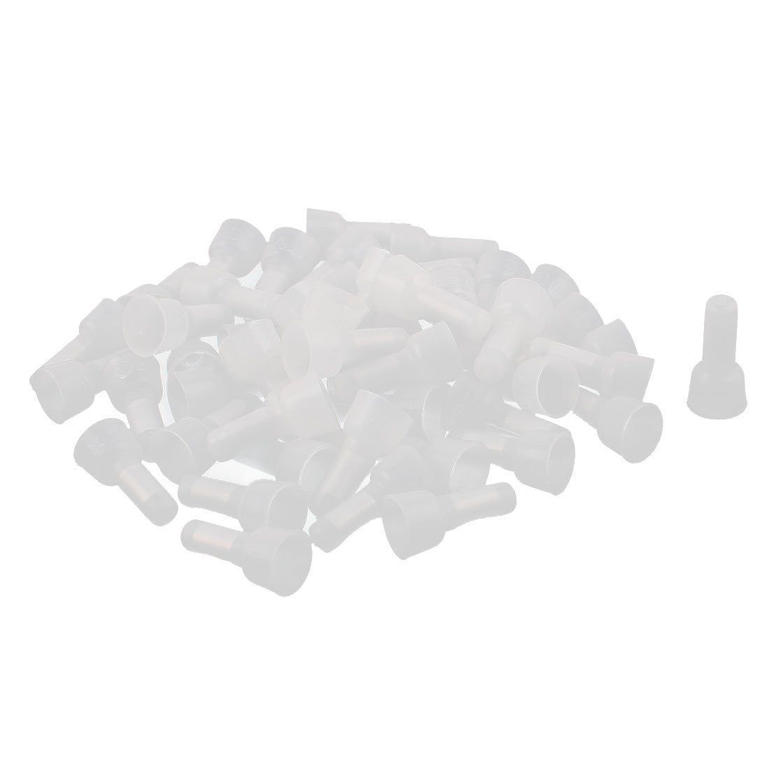 a15070400ux0572 Closed End Crimp Cap 22-14 AWG Gauge Wire Terminal Connector 50 Piece, 0.31" Width, 0.78" Length