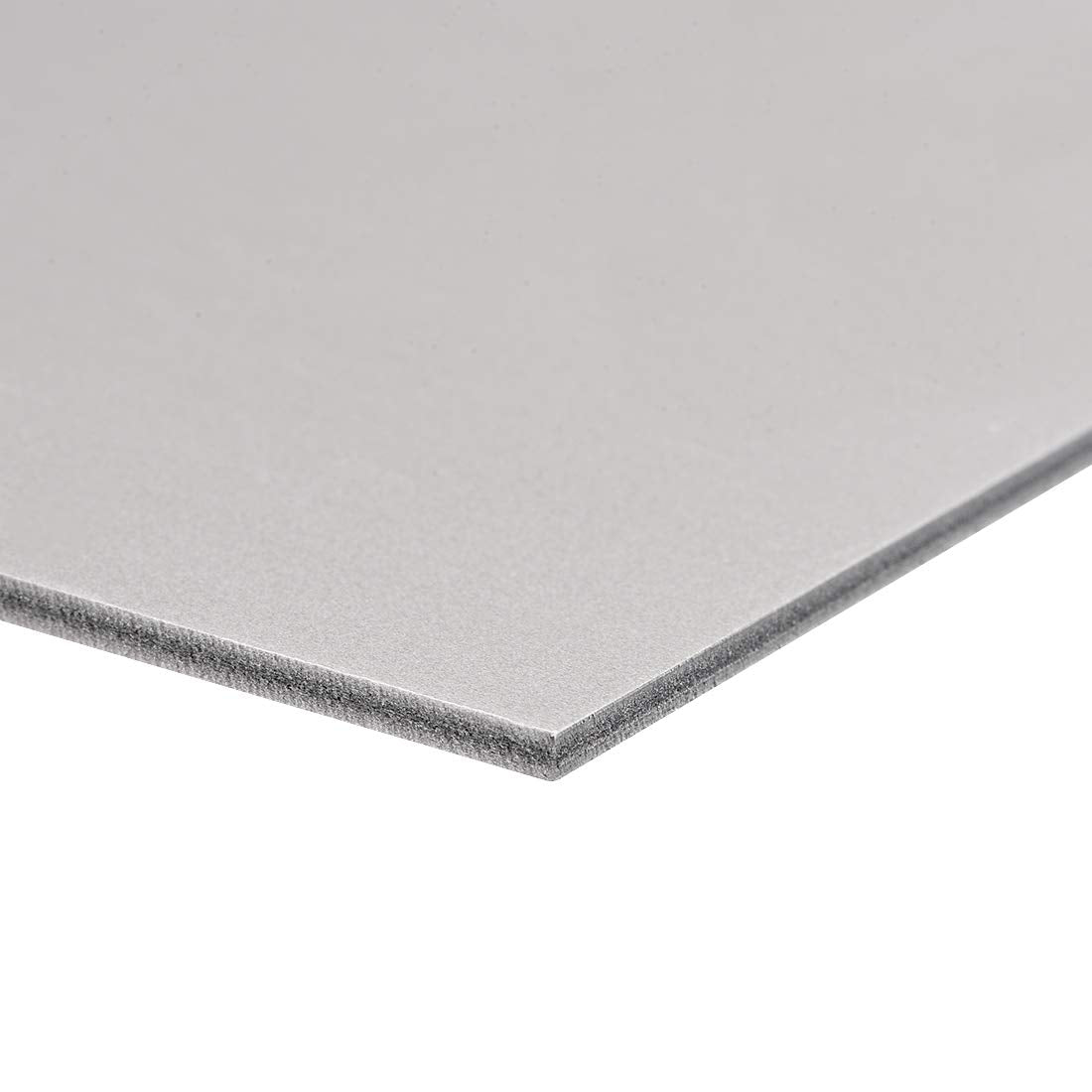 PVC Foam Sheet 3mm (1/8 inch)-8" x 12" Grey for Signage, Displays, Digital Screen Printing 2pcs